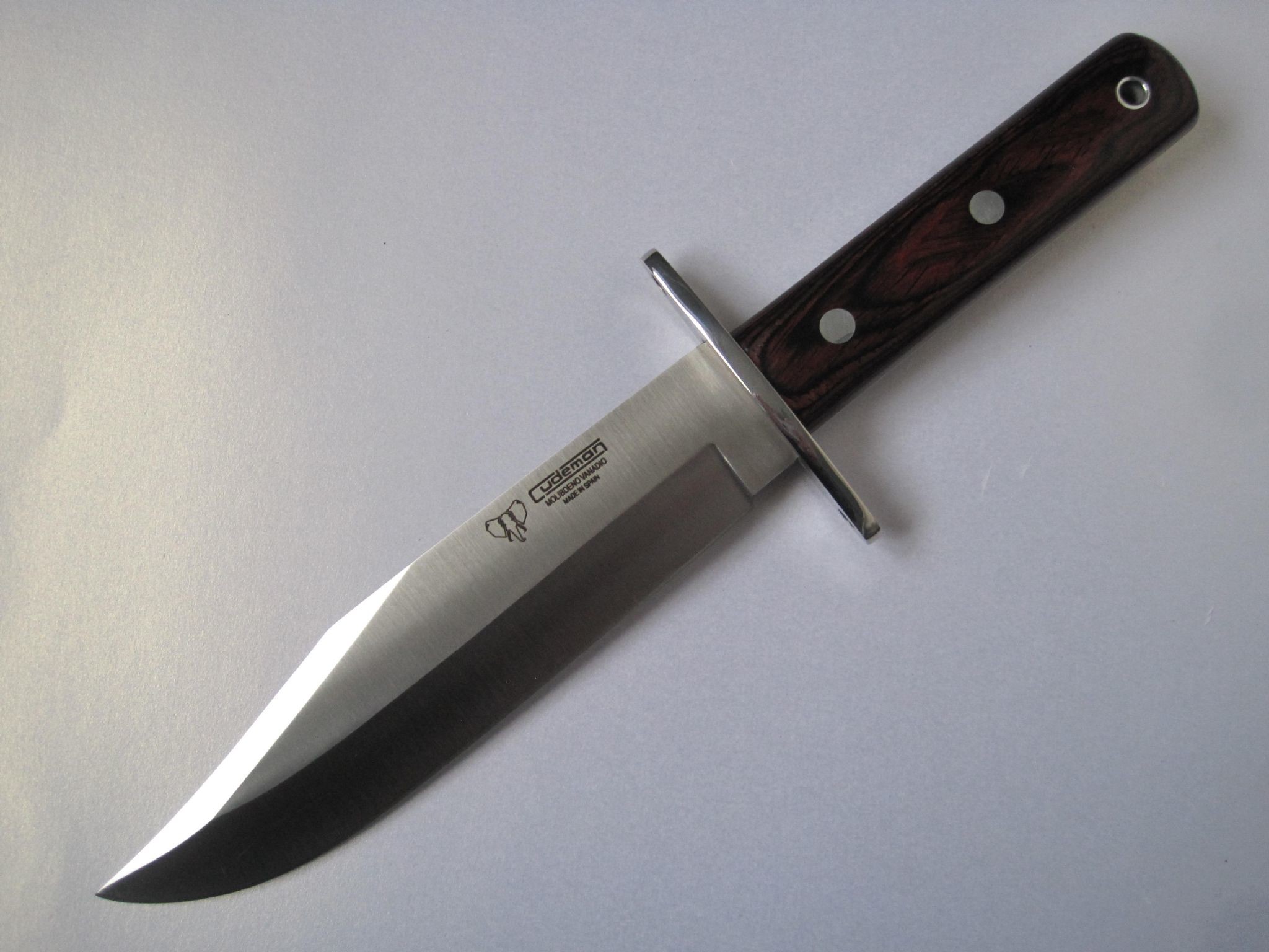 R Cudeman Huge Inch Stamina Wood Bowie Knife