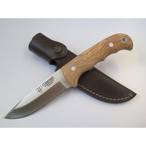 147L Cudeman Olive Wood Sporting Knife