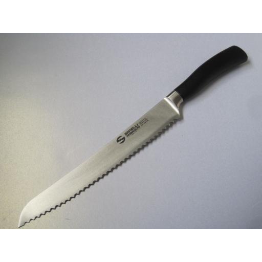 Bread Knife 22cm, 9 inches, Serrated Edge From The Master Range By Sanelli Ambrogio