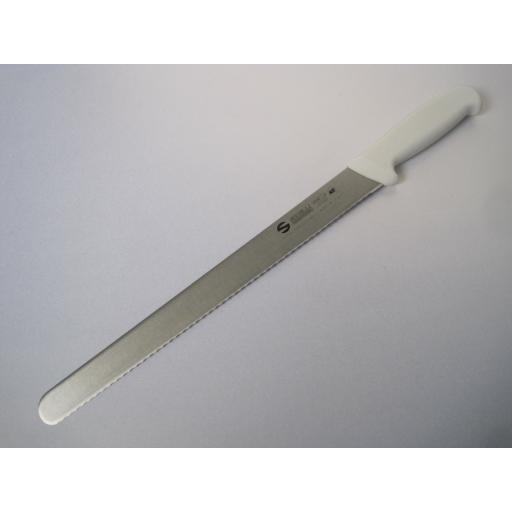 Baker Knife In HACCP White 12 inches or 32 cm From The Supra Range By Sanelli Ambrogio