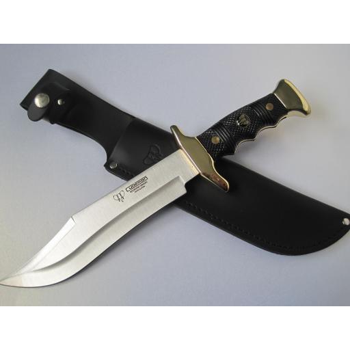 202N Cudeman Black ABS Large Bowie Knife