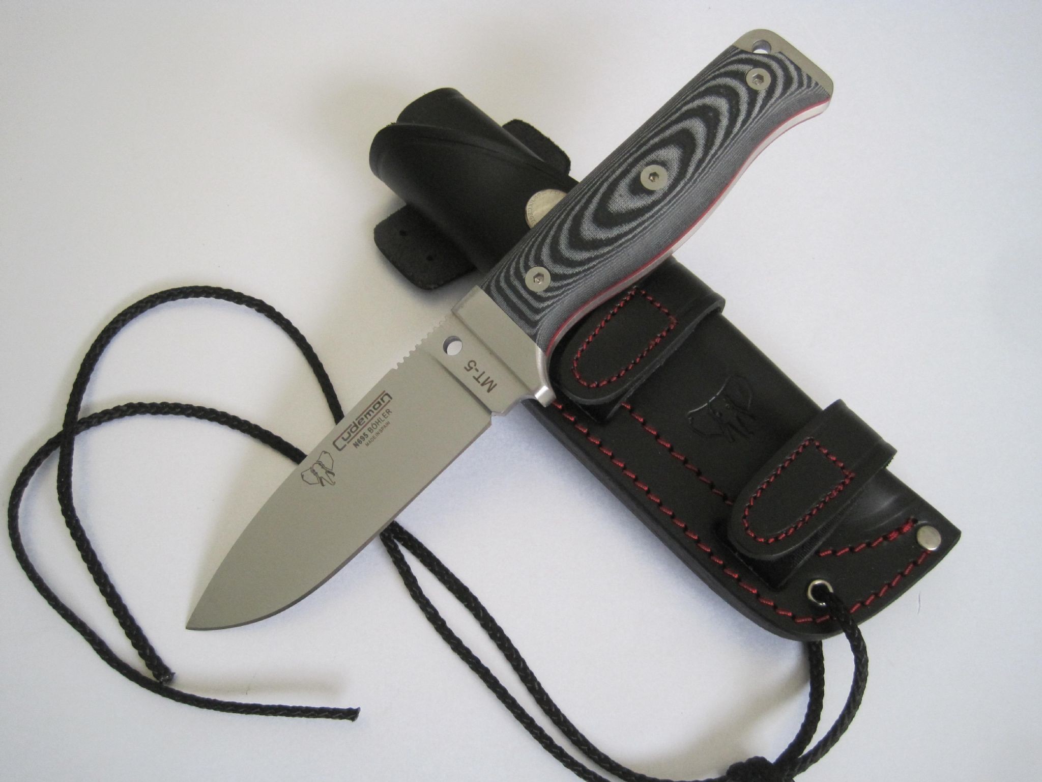 120M Cudeman Black Micarta MT5 Survival Knife