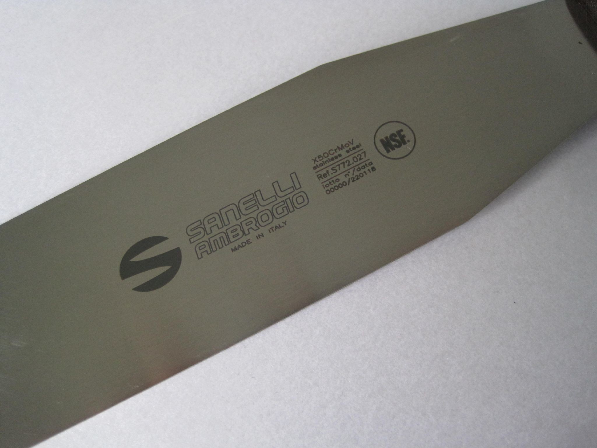 Chef's Palette Knife 11 inches or 27 cm From The Supra Range By Sanelli