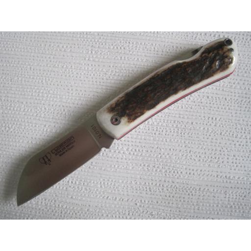 Cudeman 386CV Mariner Stag Folding Pocket Knife Bohler N690co La Marinera